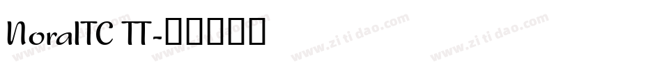 NoraITC TT字体转换